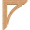 Ekena Millwork Thorton Slat Smooth Bracket w/ Offset Brace, Western Red Cedar, 7 1/2"W x 30"D x 36"H BKT0806X30X36THR06SWR - alternate 2
